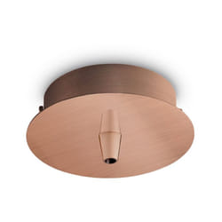 Rosone Standard All In Metallo Rame 1 Luce