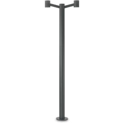 Ideal Lux - Piantana Moderna Clio Alluminio Antracite 2 Luci E27
