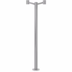 Collezione CLIO SFERE SINUOSE Lampada da terra per esterno 2 Luci E27 max 60 W. Articolo componibile con montatura in allumin ...