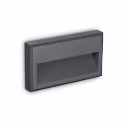 Collezione FEBE-1 LUCE DIFFUSA Applique segnapasso da esterno con luce Led 6 W tonalità calda 3000 K.. Apparecchio da install ...