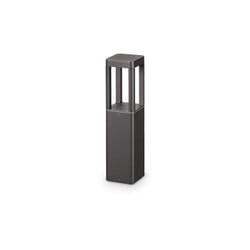 Piantana Moderna Tifone Alluminio Antracite Led 8,5W 3000K Luce Calda H35Cm