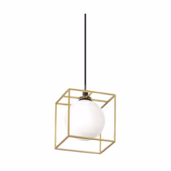 Collezione LINGOTTO ORIGINALE COME UNA SFERA MAGICA Sospensione 1 luce G9 max 28W luce calda 3000 K. Montatura in metallo ver ...