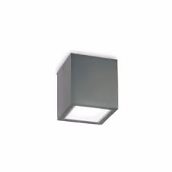 Collezione TECHO PICCOLI CUBI ILLUMINANTI PER LA TERRAZZA Plafoniera per esterno a forma di cubo 9x9 cm. Corpo luce in allumi ...
