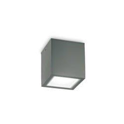 Ideal Lux - Plafoniera Moderna Techo Metallo Antracite 1 Luce Gu10 Small