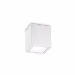 Collezione TECHO PICCOLI CUBI ILLUMINANTI PER LA TERRAZZA Plafoniera per esterno a forma di cubo 9x9 cm. Corpo luce in allumi ...