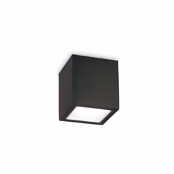 Collezione TECHO PICCOLI CUBI ILLUMINANTI PER LA TERRAZZA Plafoniera per esterno a forma di cubo 9x9 cm. Corpo luce in allumi ...