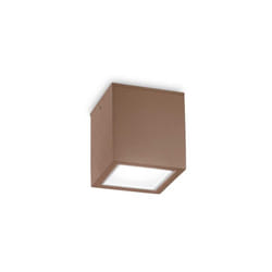 Ideal Lux - Plafoniera Moderna Techo Metallo Coffee 1 Luce Gu10 Small