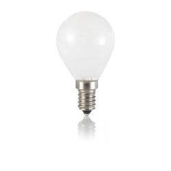 Ideal Lux - 10 Lampadine Led Sfera E14 4 Watt 4000 k 380 Lm Bianca