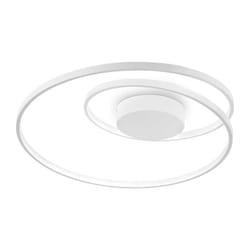 Ideal Lux - Plafoniera Moderna On-Off Oz Metallo Bianco Led 48W 3000K Luce Calda