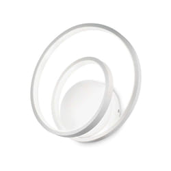 Ideal Lux - Applique Moderna On-Off Oz Metallo Bianco Led 28W 3000K Luce Calda