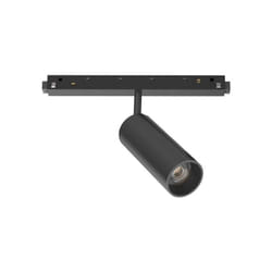Ideal Lux - Faretto Binario Singolo On-Off Ego Alluminio Nero 1 Luce 12W 3000K Luce Calda