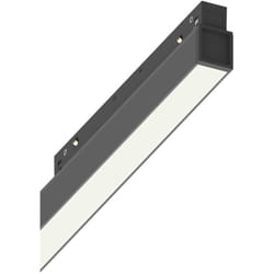 Ideal Lux - Supporto Lineare Binario On-Off Ego Wide Alluminio Nero Led 26W 3000K Luce Calda