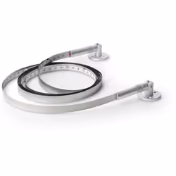 Collezione TESI LUCE MINIMAL Nastro flessibile in acciaio per applicazione da parete a parete.. Utilizzato come supporto per  ...