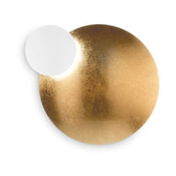 Ideal Lux - Applique Contemporanea Eclissi Metallo Oro Led 30W 3000K Luce Calda