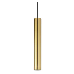 Ideal Lux - Sospensione Moderna Look Metallo Ottone 1 Luce Gu10 7W 3000K Luce Calda