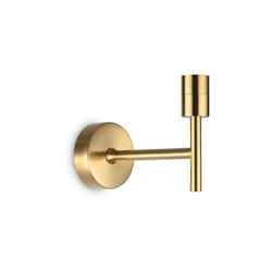 Ideal Lux - Appliques - Lampade Da Parete Set Metallo Ottone 1 Luce E27