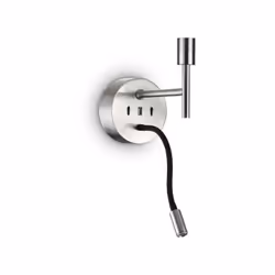 Collezione SET L'INTRAMONTABILE SOBRIETA' DEI PARALUMI Applique basic h.20,5 cm con montatura in metallo placcato nickel.. Ap ...