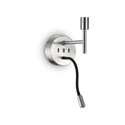 Ideal Lux - Appliques - Lampade Da Parete Set Metallo Cromo 2 Luci E27