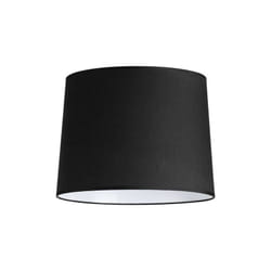 Paralume Cono Set Tessuto Nero D40