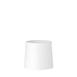 Paralume Cono Set Tessuto Bianco D16