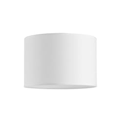 Paralume Cilindro Set Tessuto Bianco D30