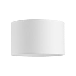 Paralume Cilindro Set Tessuto Bianco D45