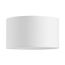 Paralume Cilindro Set Tessuto Bianco D70