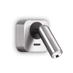 Ideal Lux - Applique Moderna Bean Square Metallo Cromo Led 3W 3000K Luce Calda