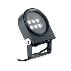 Proiettore Ulex Alluminio Antracite 1 Luce 15W 3000K Luce Calda