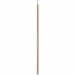 Collezione FILO FILI DI LUCE SOSPESA Sospensione moderna 1 luce con base e corpo luce in metallo placcato ottone.. Disponibil ...