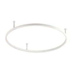Ideal Lux - Plafoniera Moderna Oracle Alluminio-Materie Plastiche Bianco Led 38W 3000K