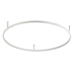 Ideal Lux - Plafoniera Moderna Oracle Alluminio-Materie Plastiche Bianco Led 55W 3000K