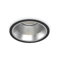 Ideal Lux - Faretto Incasso Off Alluminio Nero Led 28W 4000K Luce Naturale