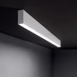 Collezione STEEL ACCESSORI IDEAL LUX Supporto lineare montato a soffitto o sospeso per interni con multiple sorgenti LED inte ...