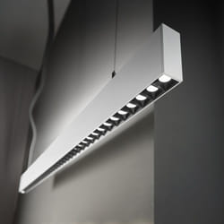 Ideal Lux - Supporto Lineare Steel Alluminio Bianco 2 Luci 36W 4000K Luce Naturale