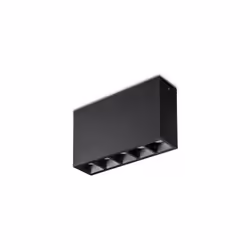 LAMPADA DA SOFFITTO 5 LUCI NERO LIKA 12,5W 4000K SURFACE BK