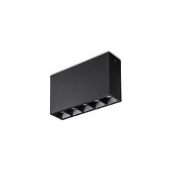 Lampada da soffitto 5 luci lika 12,5W 4000K surface bk