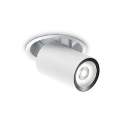 Faretto Tubolare Moderno Nova Alluminio Bianco Led 12W 4000K Luce Naturale