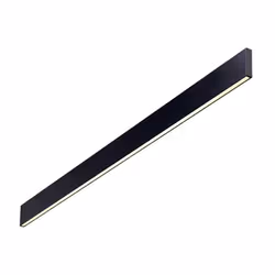 Collezione LINUS FORME ESSENZIALI Lampada lineare 120 cm in alluminio con illuminazione diretta e indiretta per applicazione ...