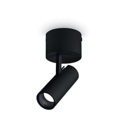 Ideal Lux - Plafoniera Moderna Play Alluminio Nero Led 7W 3000K Luce Calda
