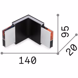 Collezione LINUS ACCESSORI IDEAL LUX Corner Led 3 W 4000 K Bianco..