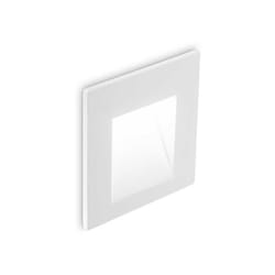 Ideal Lux - Corpo Luce Incasso Alluminio Bianco Led 2W 3000K Luce Calda