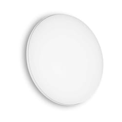 Ideal Lux - Plafoniera Moderna Mib Alluminio-Materie Plastiche Bianco Led 19W 3000K