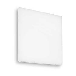 Plafoniera Quadrata Moderna Mib Alluminio-Materie Plastiche Bianco Led 19W 3000K