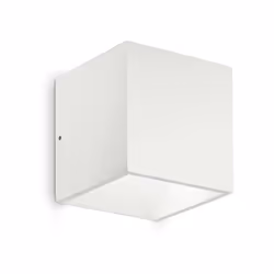 Collezione RUBIK APPLIQUES MINIMAL CON DOPPIO FASCIO DI LUCE Applique moderna e lineare 10x10 cm. Corpo luce in fusione di al ...