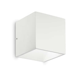 Ideal Lux - Applique Moderna Rubik Alluminio Bianco Led 8,5W 3000K Luce Calda