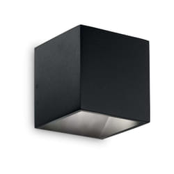 Ideal Lux - Applique Moderna Rubik Alluminio Nero Led 8,5W 3000K Luce Calda