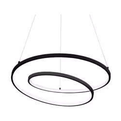 Collezione OZ ELEGANTE E VERSATILE: REGALA ALLA TUA CASA UN'ATMOSFERA UNICA Sospensione a spirale diam.60 cm. Base e montatur ...