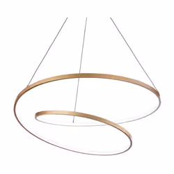 Collezione OZ ELEGANTE E VERSATILE: REGALA ALLA TUA CASA UN'ATMOSFERA UNICA Sospensione a spirale diam.60 cm. Base e montatur ...