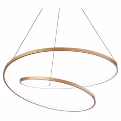 Collezione OZ ELEGANTE E VERSATILE: REGALA ALLA TUA CASA UN'ATMOSFERA UNICA Sospensione a spirale diam.80 cm. Base e montatur ...